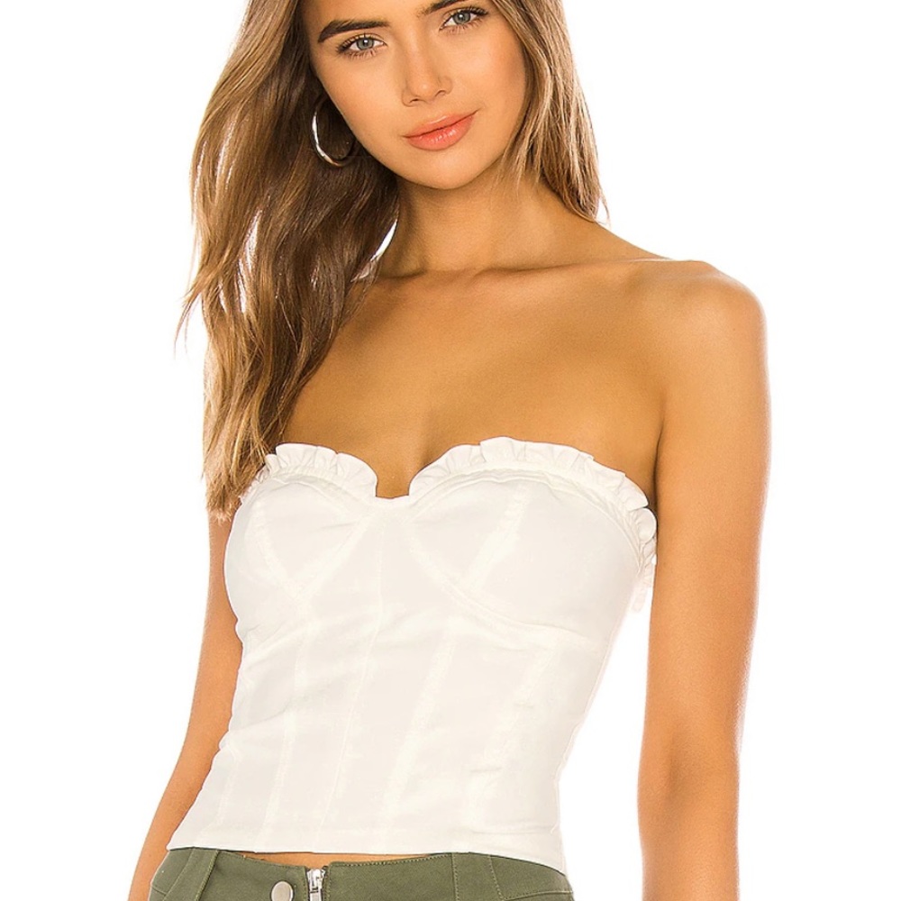 I AM GIA ALIA TOP WHITE